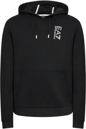 EA7 Herren, Sweatshirts & Hoodies, Schwarzk, SGröße: