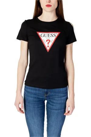 Guess Damen, Oberteile, Schwarzk, MGröße: