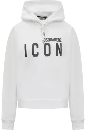 Dsquared2 Damen, Sweatshirts & Hoodies, Weiß, LGröße: