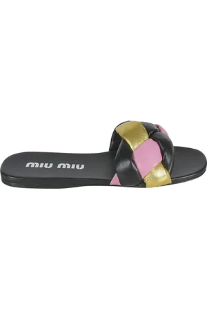 Miu Miu Damen, Schuhe, Schwarzk, 36 1/2 EUGröße: