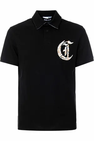 Roberto Cavalli Herren, Oberteile, Schwarzk, LGröße: