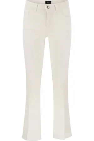 FAY Damen, Hosen, Weiß, W29Größe: