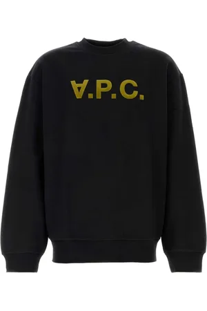 A.P.C. Herren, Sweatshirts & Hoodies, Schwarzk, LGröße: