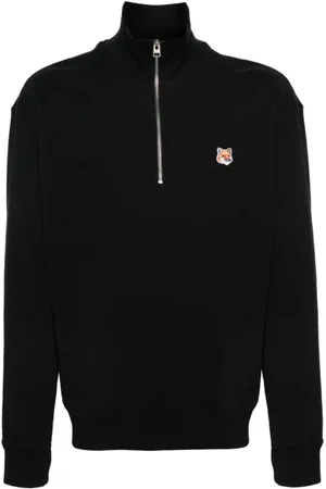Maison Kitsuné Herren, Sweatshirts & Hoodies, Schwarzk, SGröße: