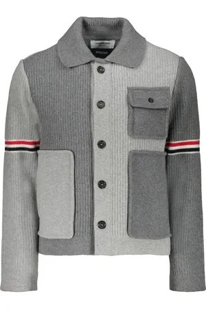 Thom Browne Herren, Strickwaren, Grau, SGröße: