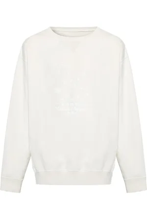 Maison Margiela Herren, Sweatshirts & Hoodies, Weiß, XSGröße: