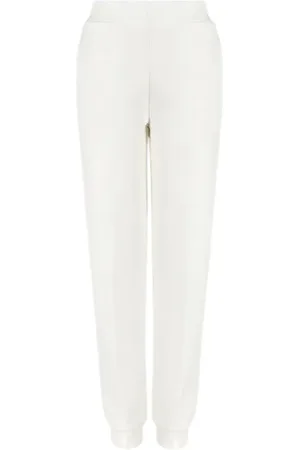 Emporio Armani Damen, Hosen, Weiß, MGröße: