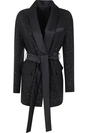 Max Mara Damen, Jacken, Schwarzk, MGröße: