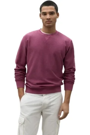 ECOALF Herren, Sweatshirts & Hoodies, Lila, SGröße: