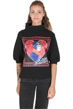 Moschino Damen, Sweatshirts & Hoodies, Schwarzk, SGröße: