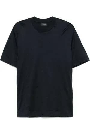 Emporio Armani Herren, Oberteile, Blau, SGröße: