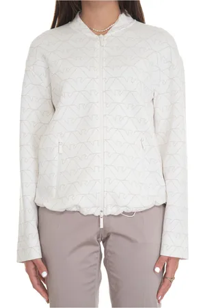Emporio Armani Damen, Jacken, Weiß, LGröße: