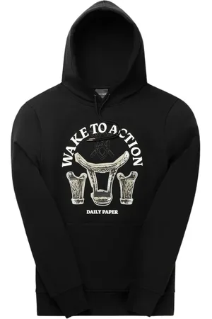 Daily paper Herren, Sweatshirts & Hoodies, Schwarzk, LGröße: