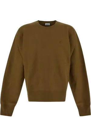Saint Laurent Herren, Sweatshirts & Hoodies, Grün, SGröße: