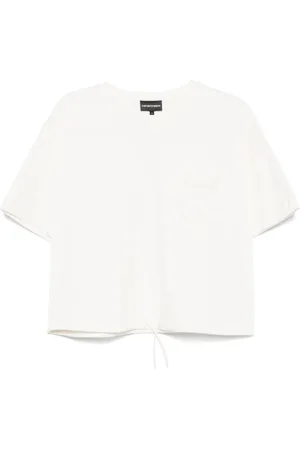 Emporio Armani Damen, Oberteile, Weiß, LGröße: