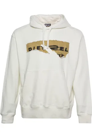 Diesel Herren, Sweatshirts & Hoodies, Weiß, SGröße: