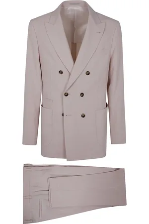 Brunello Cucinelli Herren, Anzüge, Rosa, 4XLGröße: