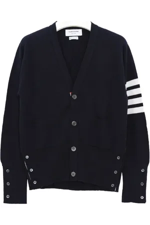 Thom Browne Herren, Strickwaren, Schwarzk, MGröße: