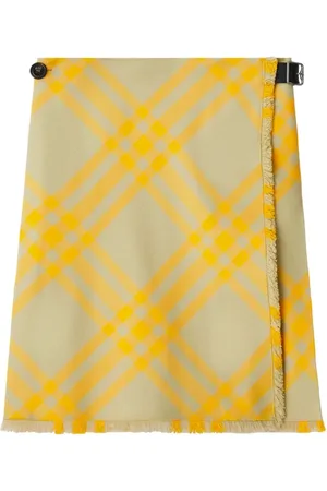 Burberry Damen, Röcke, Gelb, 3XSGröße: