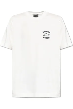 Emporio Armani Herren, Oberteile, Weiß, SGröße: