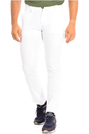 La Martina Herren, Hosen, Weiß, W32Größe: