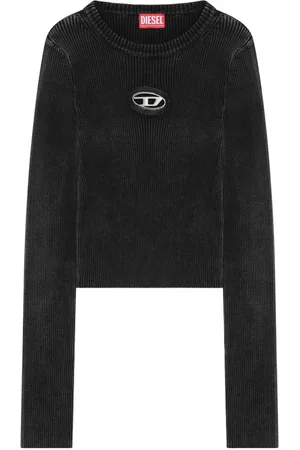 Diesel Damen, Oberteile, Schwarzk, SGröße:
