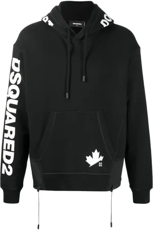 Dsquared2 Herren, Sweatshirts & Hoodies, Schwarzk, XSGröße: