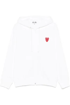 Comme des Garçons Herren, Sweatshirts & Hoodies, Weiß, LGröße:
