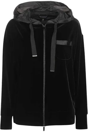 Emporio Armani Damen, Sweatshirts & Hoodies, Schwarzk, XSGröße: