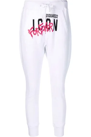 Dsquared2 Damen, Hosen, Weiß, SGröße: