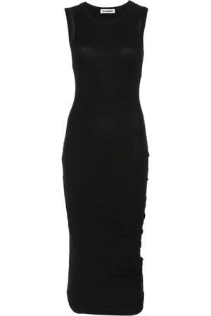 Jil Sander Damen, Kleider, Schwarzk, SGröße: