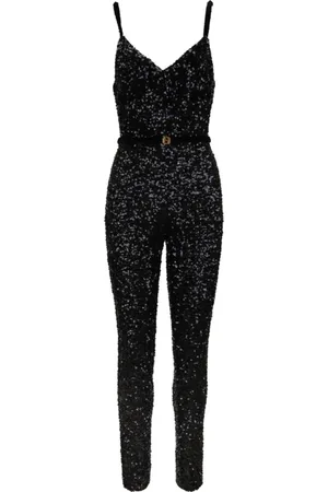 Elisabetta Franchi Damen, Jumpsuits & Playsuits, Schwarzk, XSGröße: