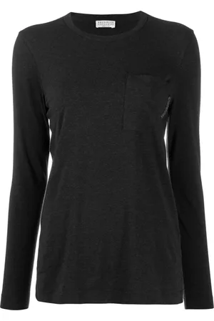 Brunello Cucinelli Damen, Oberteile, Schwarzk, MGröße:
