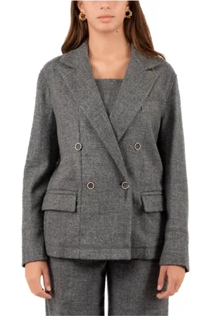 Emporio Armani Damen, Jacken, Grau, LGröße: