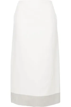 Sportmax Damen, Röcke, Weiß, 2XSGröße: