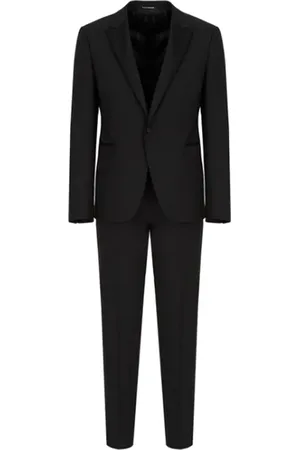 Emporio Armani Herren, Anzüge, Schwarzk, 3XLGröße:
