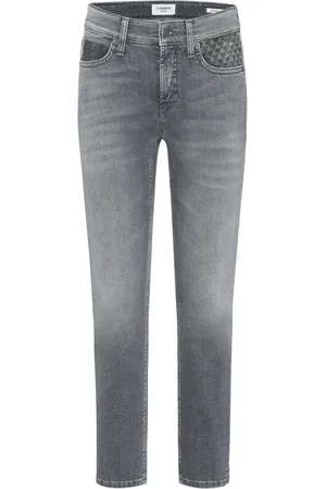 Cambio Damen, Jeans, Grau, LGröße: