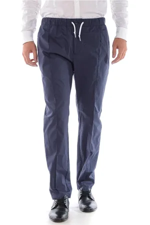 D.A. Daniele Alessandrini Herren, Hosen, Blau, LGröße: