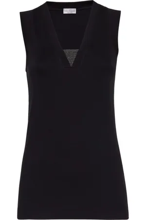 Brunello Cucinelli Damen, Oberteile, Schwarzk, XSGröße: