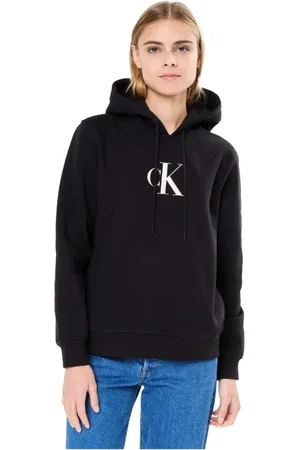 Calvin Klein Damen, Sweatshirts & Hoodies, Schwarzk, MGröße: