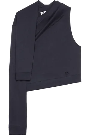 Courrèges Damen, Sweatshirts & Hoodies, Schwarzk, SGröße: