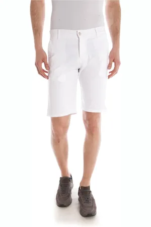 D.A. Daniele Alessandrini Herren, Shorts, Weiß, W32Größe: