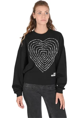 Moschino Damen, Sweatshirts & Hoodies, Schwarzk, XSGröße: