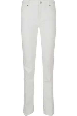 7 for all Mankind Damen, Jeans, Weiß, W28Größe: