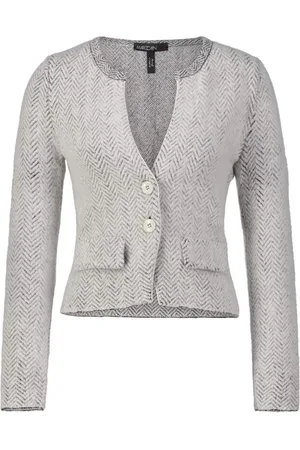 Marc Cain Damen, Strickwaren, Grau, SGröße: