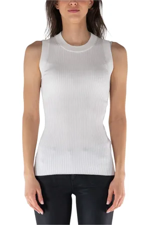 Sportmax Damen, Oberteile, Weiß, LGröße:
