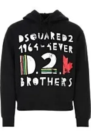 Dsquared2 Herren, Sweatshirts & Hoodies, Schwarzk, SGröße: