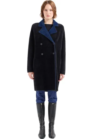 Emporio Armani Damen, Mäntel, Schwarzk, MGröße: