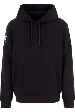 EA7 Herren, Sweatshirts & Hoodies, Schwarzk, SGröße: