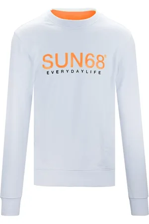 sun68 Herren, Sweatshirts & Hoodies, Weiß, 2XLGröße: